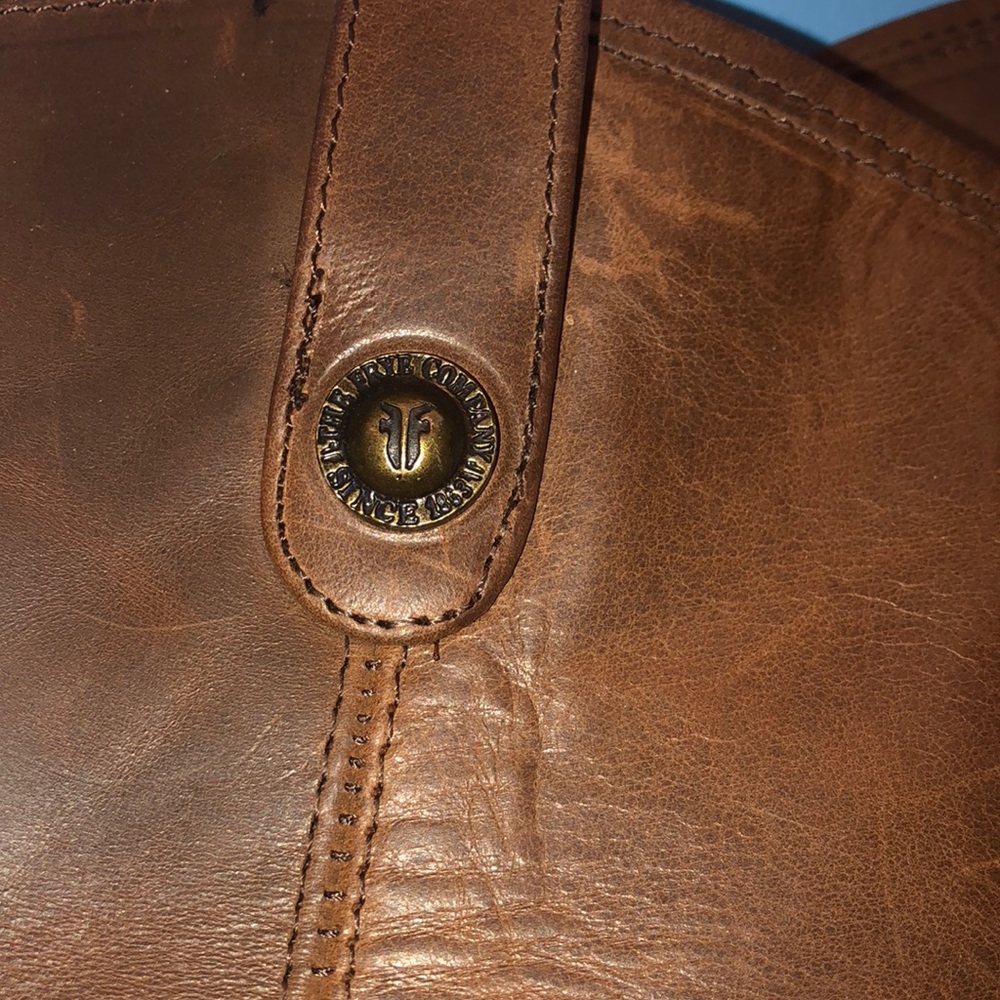 Frye Leather Brown Boots knee high size 8.5 - Picture 2 of 8